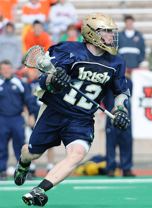 Senior midfielder Grant Krebs netted a career-high four goals on Sunday against Georgetown.