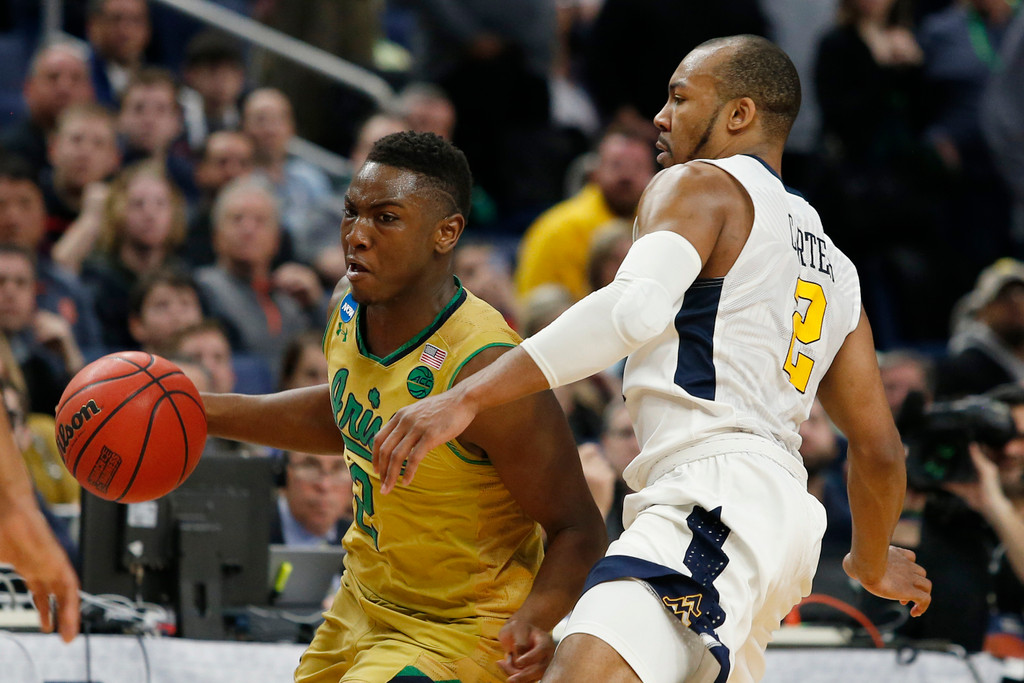 Notre Dame 71, West Virginia 83 (NCAA Second Round)