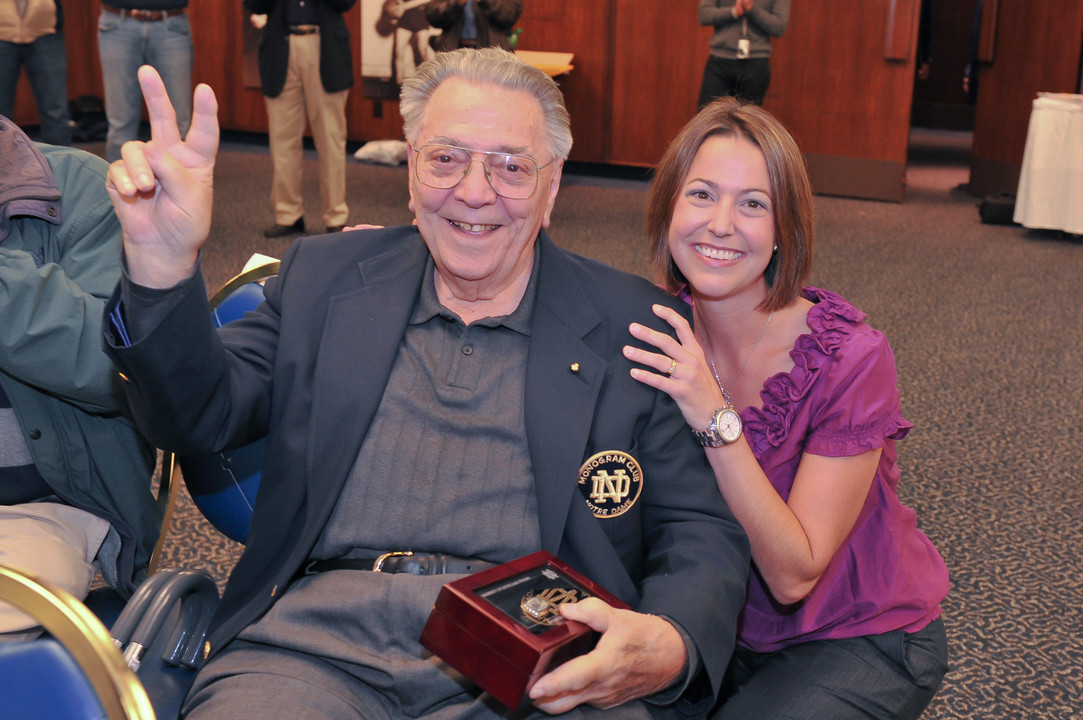 Mike DeCicco's time as both a student, faculty member and coach spanned more than 40 years of service at Notre Dame.