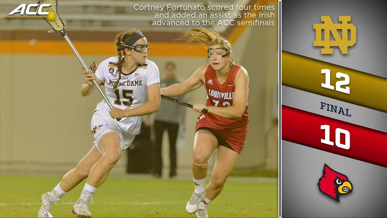 Notre Dame vs. Louisville ACC Tournament Women's Lacrosse First Half Highlights