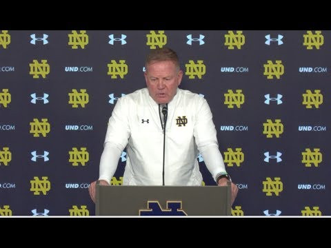 @NDFootball Brian Kelly Post-Game Press Conference - Wake Forest (2017)