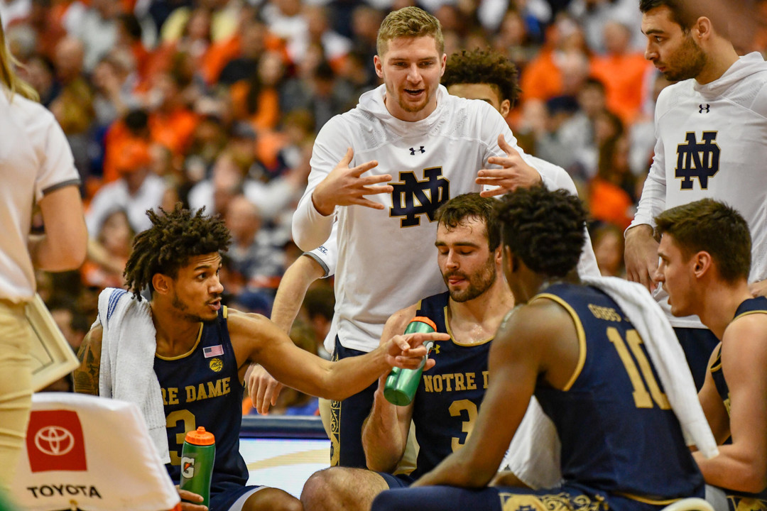 Team Huddle at Syracuse