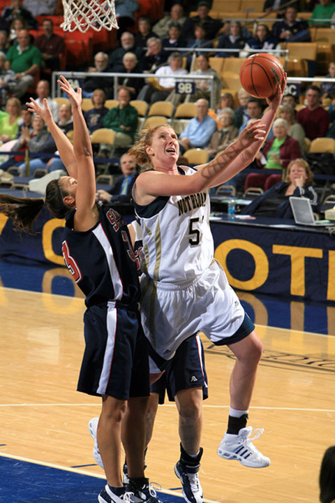 What better way to kick off our summer edition of the BasketBlog that with one of Notre Dame's most popular players, rising junior center Erica Williamson.