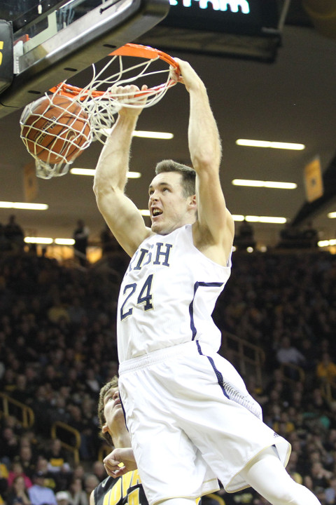 Junior Pat Connaughton is averaging 12.6 points and 6.8 rebounds per game this season.