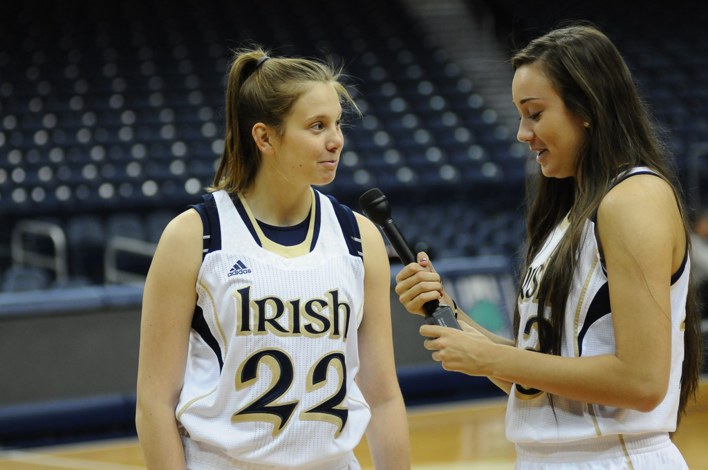 Notre Dame Women's Basketball Media Day 10-11-2012