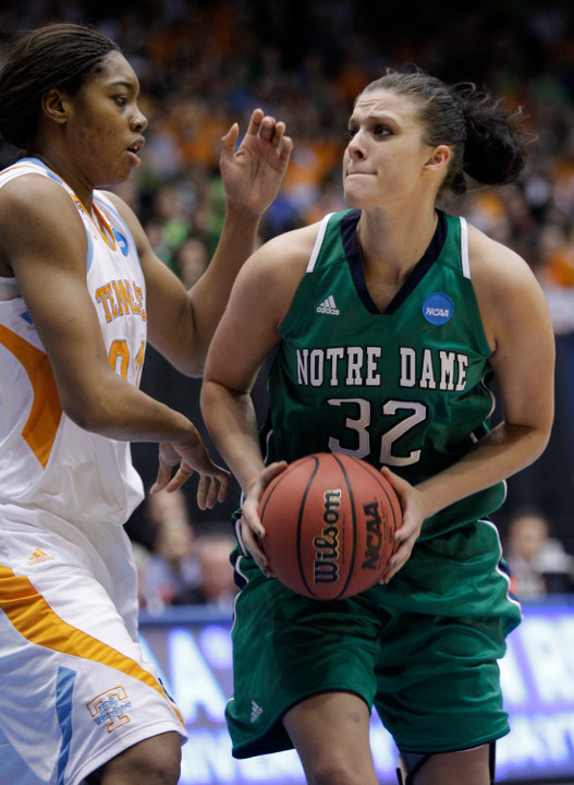 Senior forward/co-captain Becca Bruszewski leads Notre Dame into its third NCAA Women's Final Four appearance at 9:30 p.m. (ET) Sunday against Connecticut on ESPNHD.