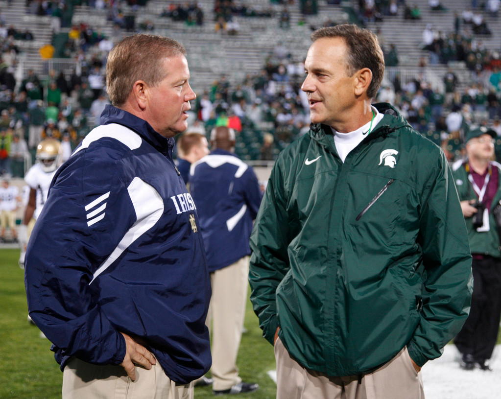 Irish Fall In Overtime at Michigan State, 34-31 (AP)