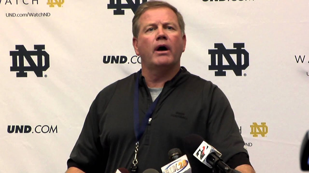 Coach Kelly Media Session - Sept. 19, 2013