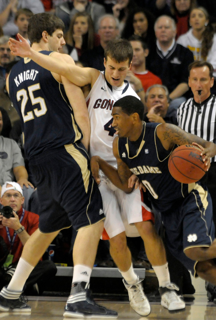 Irish Fall To No. 19 Gonzaga, 73-53 (AP)