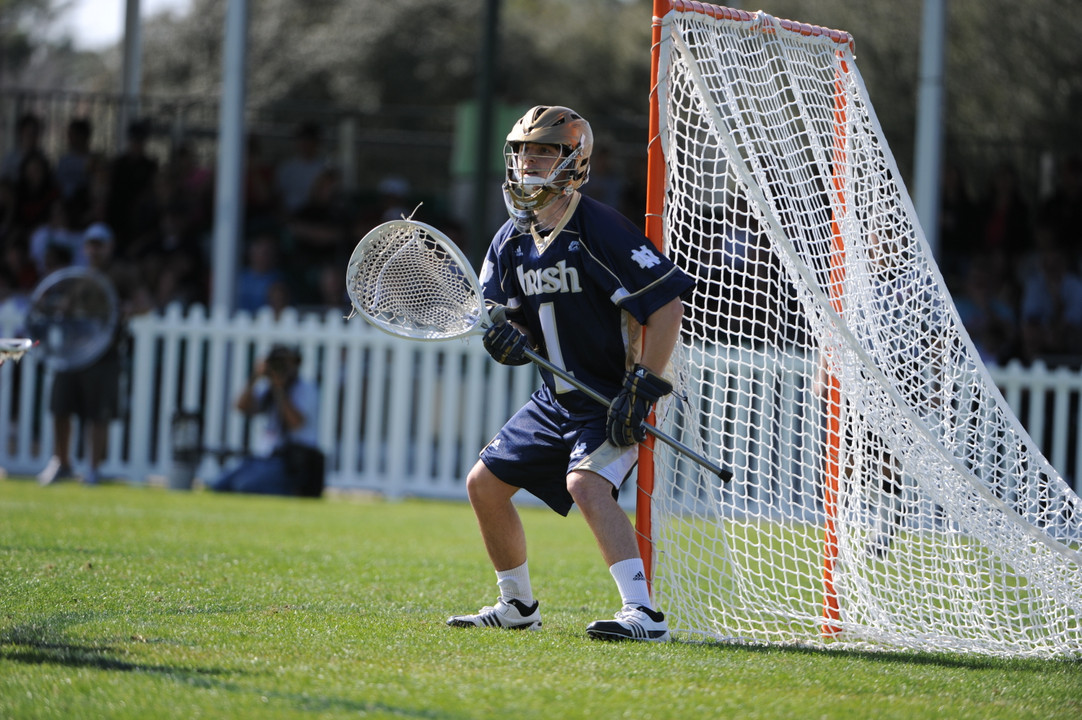 Notre Dame junior goalie John Kemp