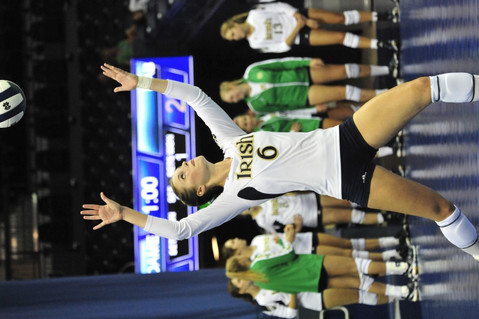 Junior Maggie Brindock had 47 assists and 12 digs on Friday night.