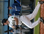 Matt Bransfield smacked a two-run home run in his first at-bat of the season opener vs. Indiana State and came a few feet short of another home run later in the game (pictured; photo by Pete LaFleur).