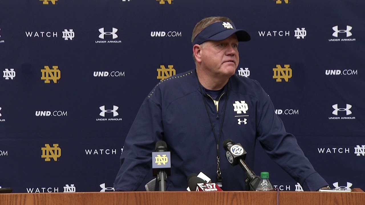 Brian Kelly Press Conference Northwestern Week