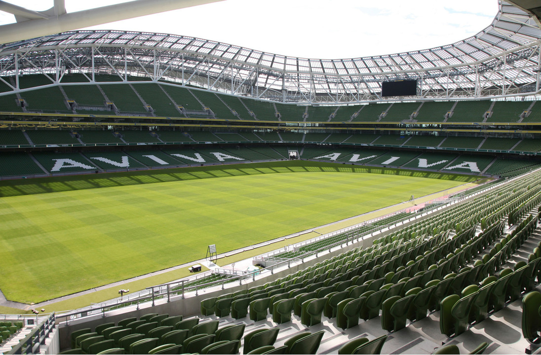 Notre Dame will kick off the 2012 football season at 9 a.m. ET (2 p.m. local) against Navy at Aviva Stadium in Dublin, Ireland, with the game to be televised live in the United States on CBS and 63 countries worldwide via ESPN America.