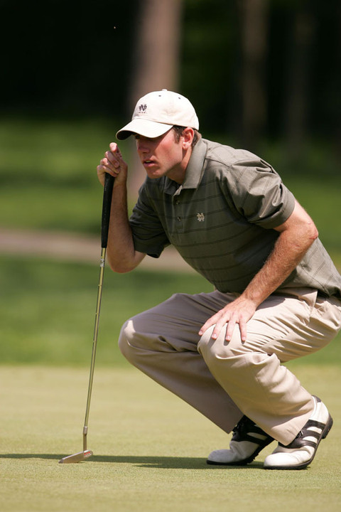 Senior tri-captain Scott Gustafson is tied for 15th place at the NCAA East Regional following an even-par 72 in Thursday's opening round at the Lake Nona Golf &amp; Country Club in Orlando.