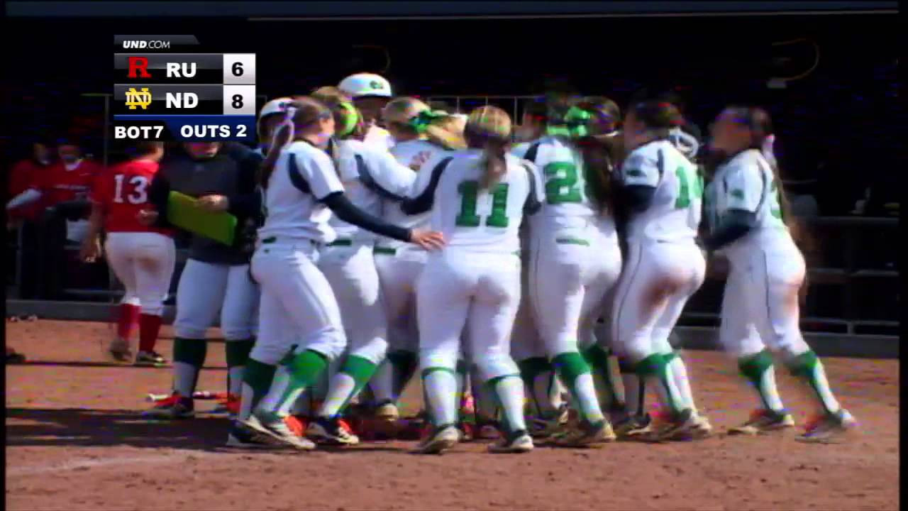 Notre Dame Softball- Walk Off Homerun Stuns Scarlet Knights