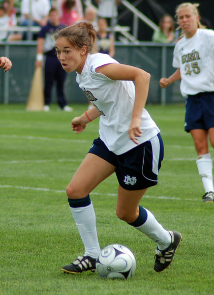 With two assists in Friday night's 2-0 win over Florida State in the NCAA quarterfinals, senior All-America forward/Hermann Trophy candidate Kerri Hanks became the first player in NCAA Division I history to amass 73 goals and 73 assists in her career, passing the legendary Mia Hamm for top honors in that category.