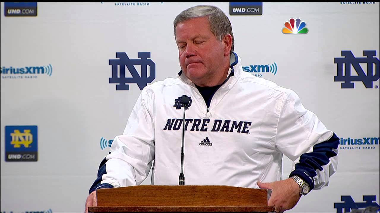 Brian Kelly Postgame Press Conference Pittsburgh