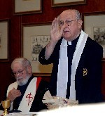 Fr. Riehle celebrating mass