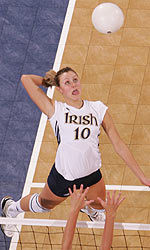 Sophomore OH Adrianna Stasiuk matched her career high in kills, with 16 vs. the Red Storm.