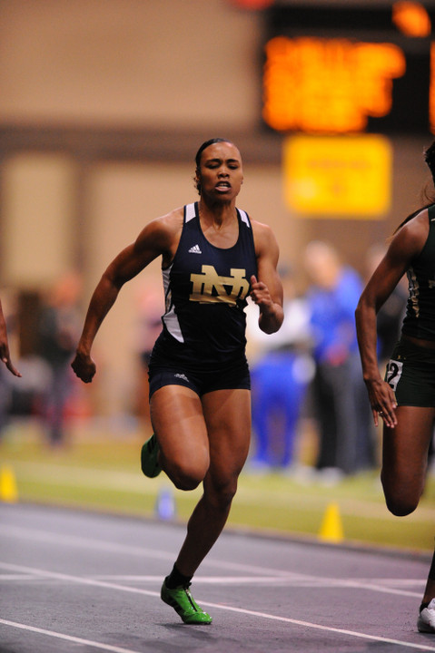 Sophomore Aijah Urssery won the 60m dash on Saturday.