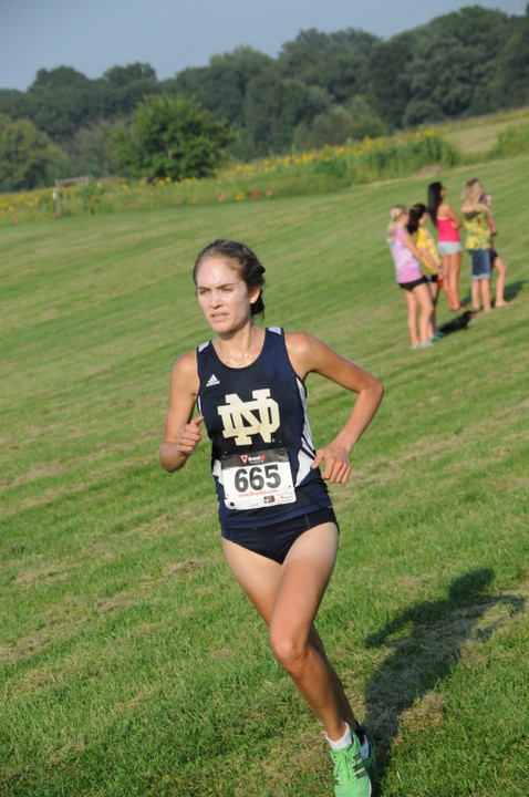 Junior Jessica Rydberg placed 25th in the women's blue 5K race on Friday at the Notre Dame Invitational.
