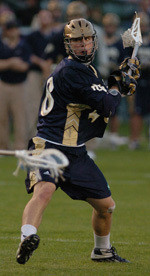 Junior Michael Podgajny scored a career-high four goals against Penn State on Sunday.