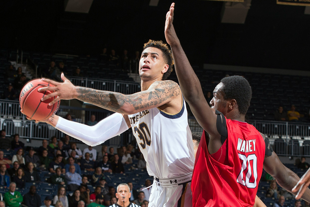 Notre Dame 86, Stony Brook 61