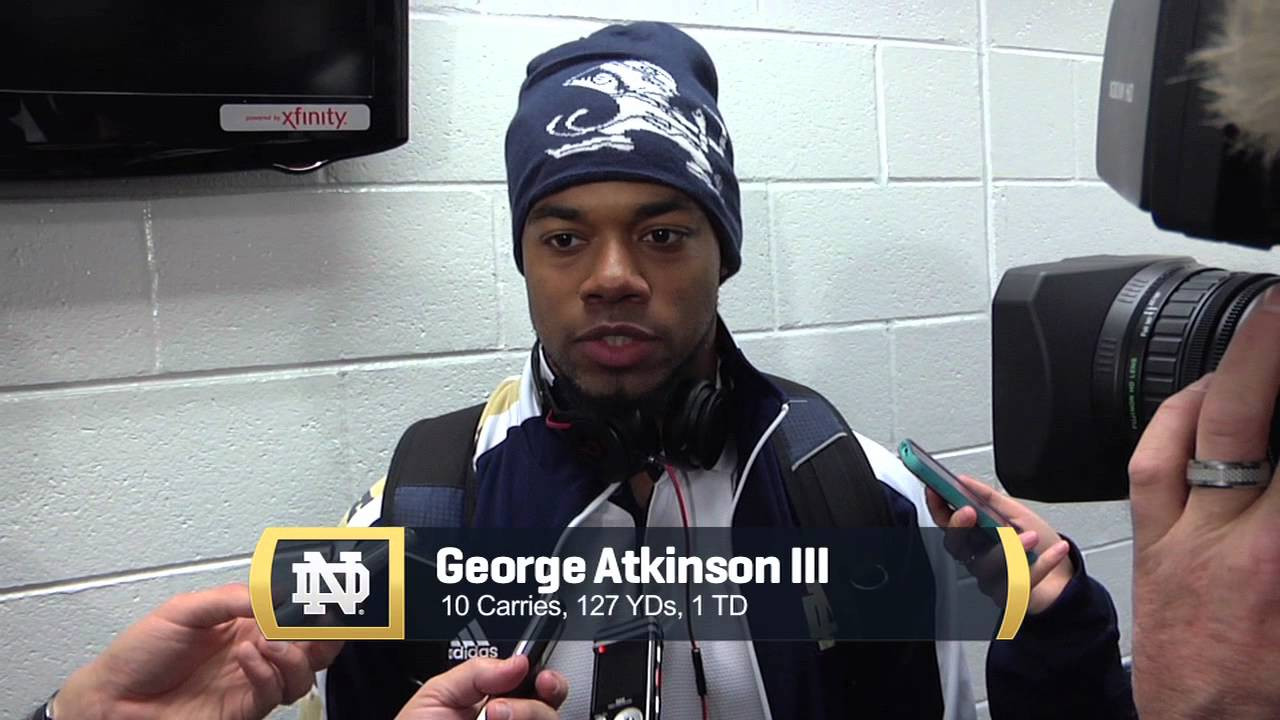 Players Post Miami - Notre Dame Football
