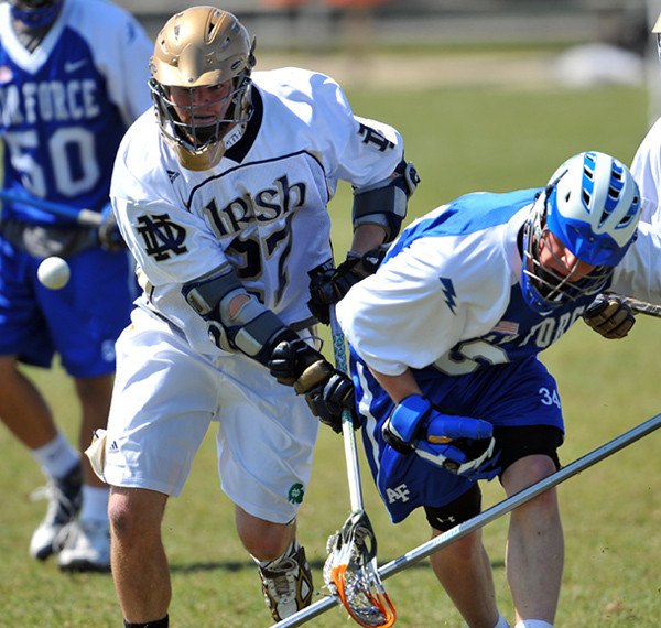 Ryan Hoff earned All-America honors as a junior and senior at Notre Dame.