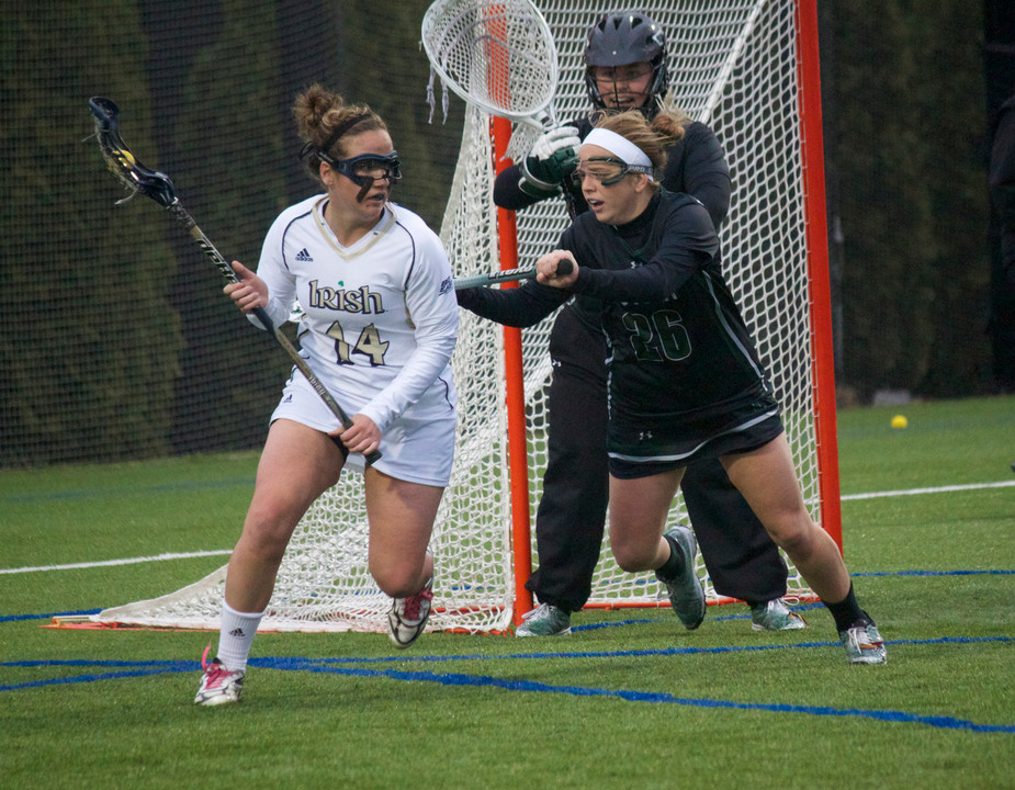 Senior Jaimie Morrison had a hat trick in her last game at Arlotta Stadium Saturday afternoon.