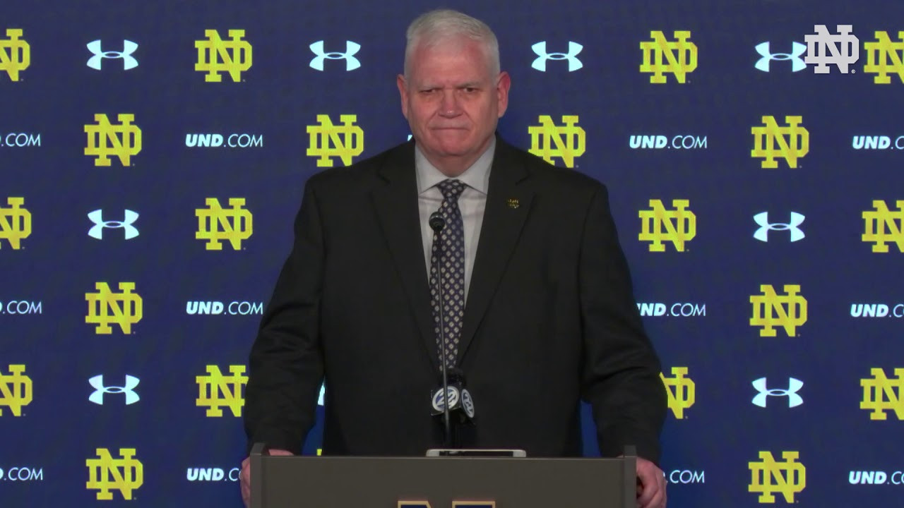 @NDHockey | Jeff Jackson Post-Game Press Conference vs. Michigan (2019)