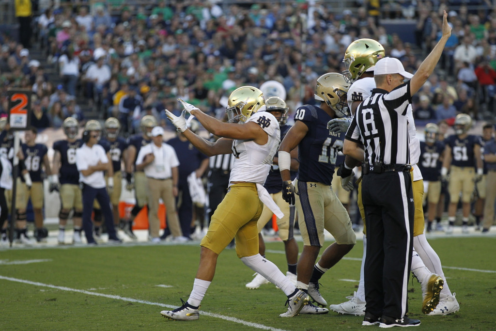 Notre Dame vs. Navy