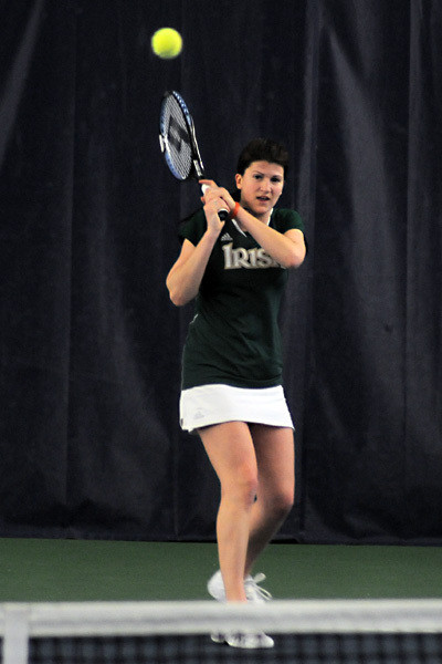Senior Kali Krisik earned the ITA/Arthur Ashe Award for Leadership and Sportsmanship for the Midwest region.