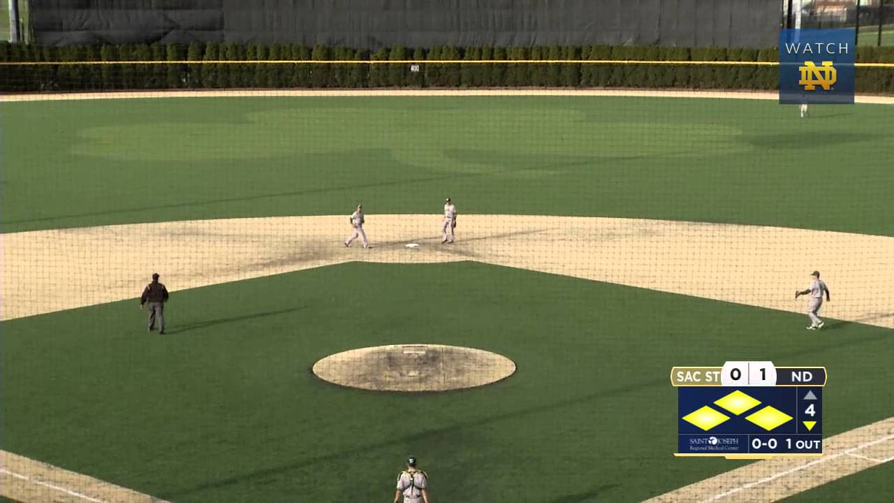 Notre Dame vs. Sacramento State Baseball Highlights