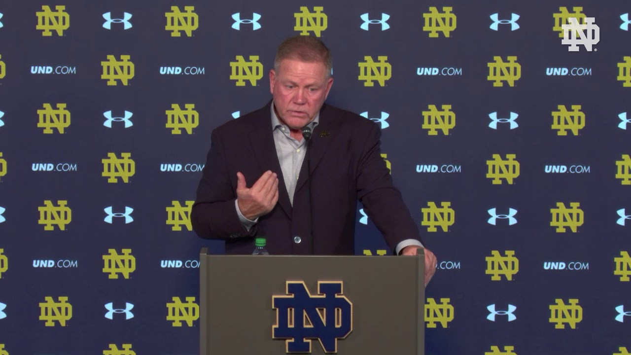 @NDFootball | Brian Kelly Post-Game Press Conference vs. Vanderbilt (2018)