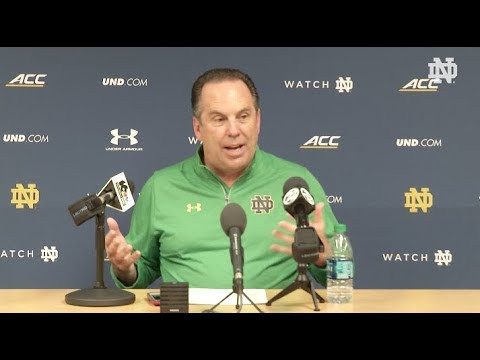 @NDmbb: Post-Game Press Conference vs. St. Francis Brooklyn (2017)