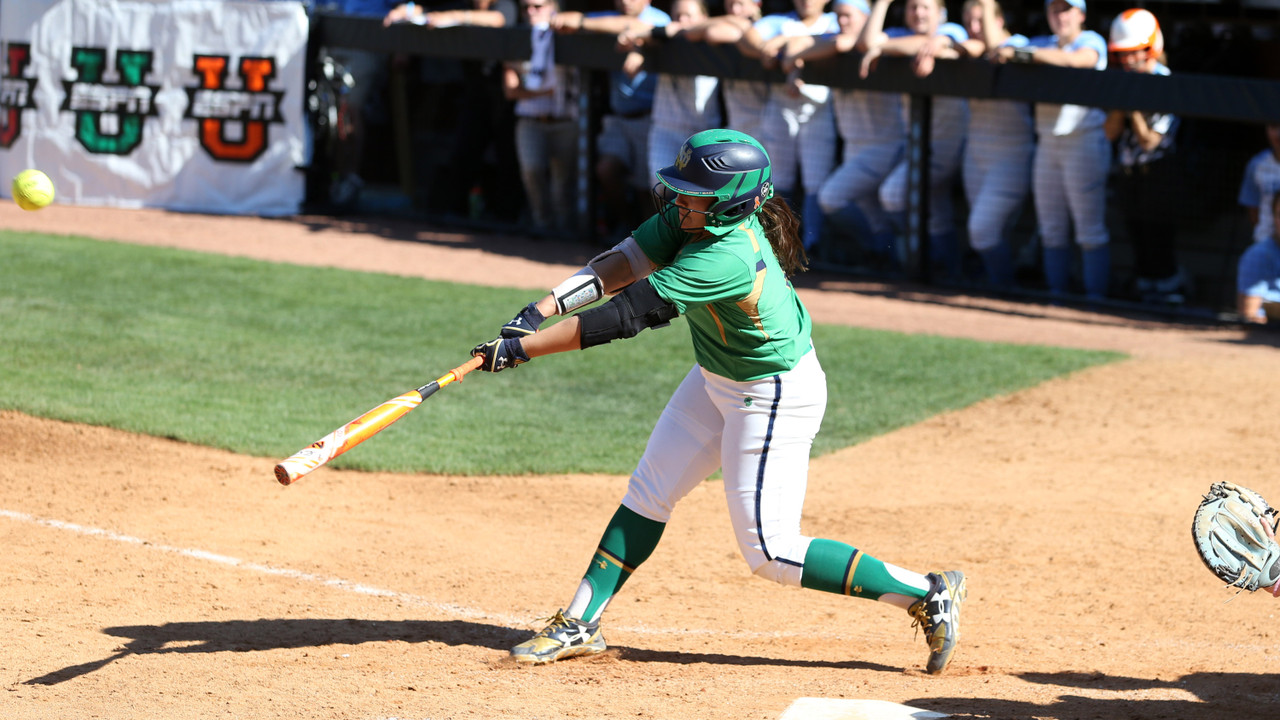 Micaela Arizmendi ripped four hits, two doubles and two home runs, and had four RBI at North Carolina on Sunday
