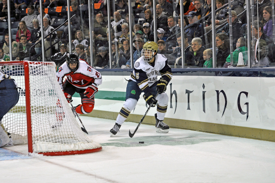 Sophomore defenseman Robbie Russo has a career-best, eight-game point streak that has seen him score two goals with nine assists for 11 points.