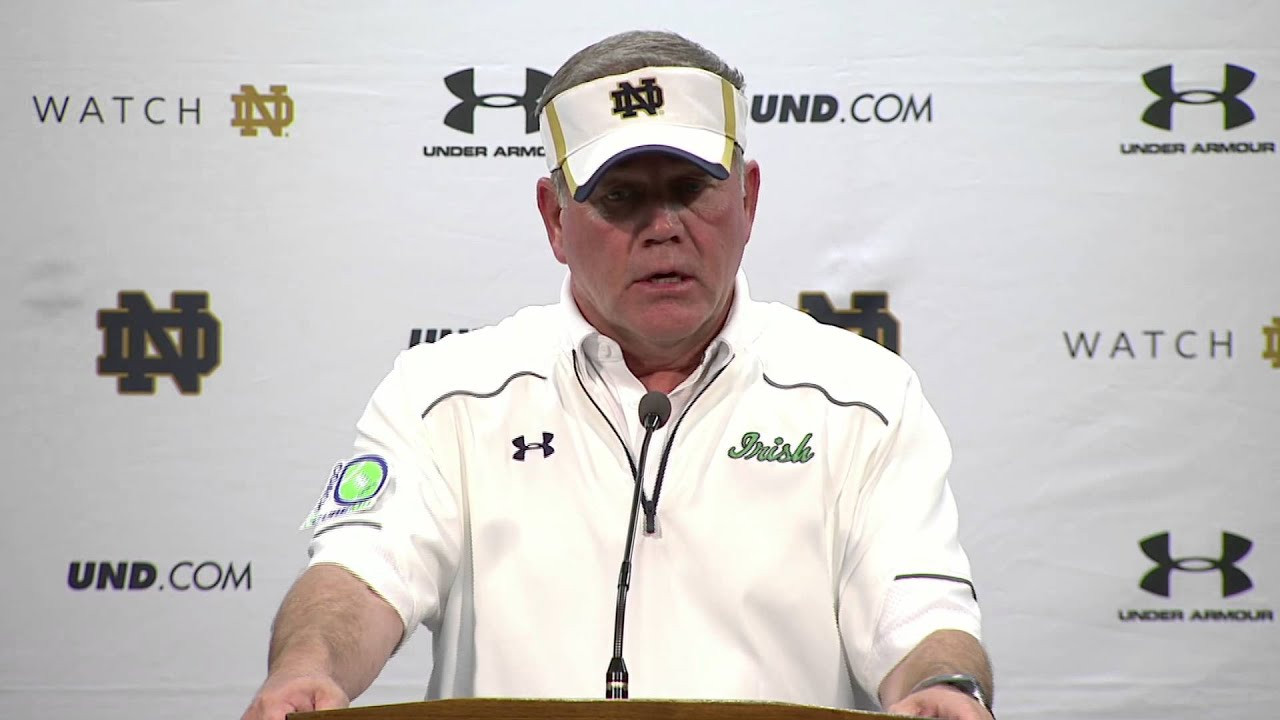 Coach Kelly Post Game Presser - UMass