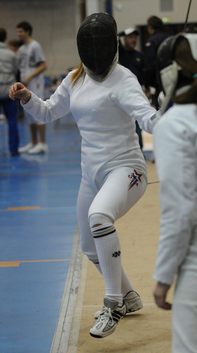 Courtney Hurley won epee gold at the Midwest Fencing Conference Championships, marking one of two Irish fencers to win gold.