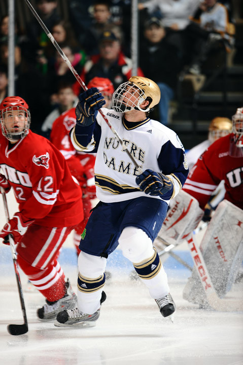 Junior defenseman Teddy Ruth returned to the Notre Dame lineup versus Northern Michigan after missing the first 10 games due to injury.