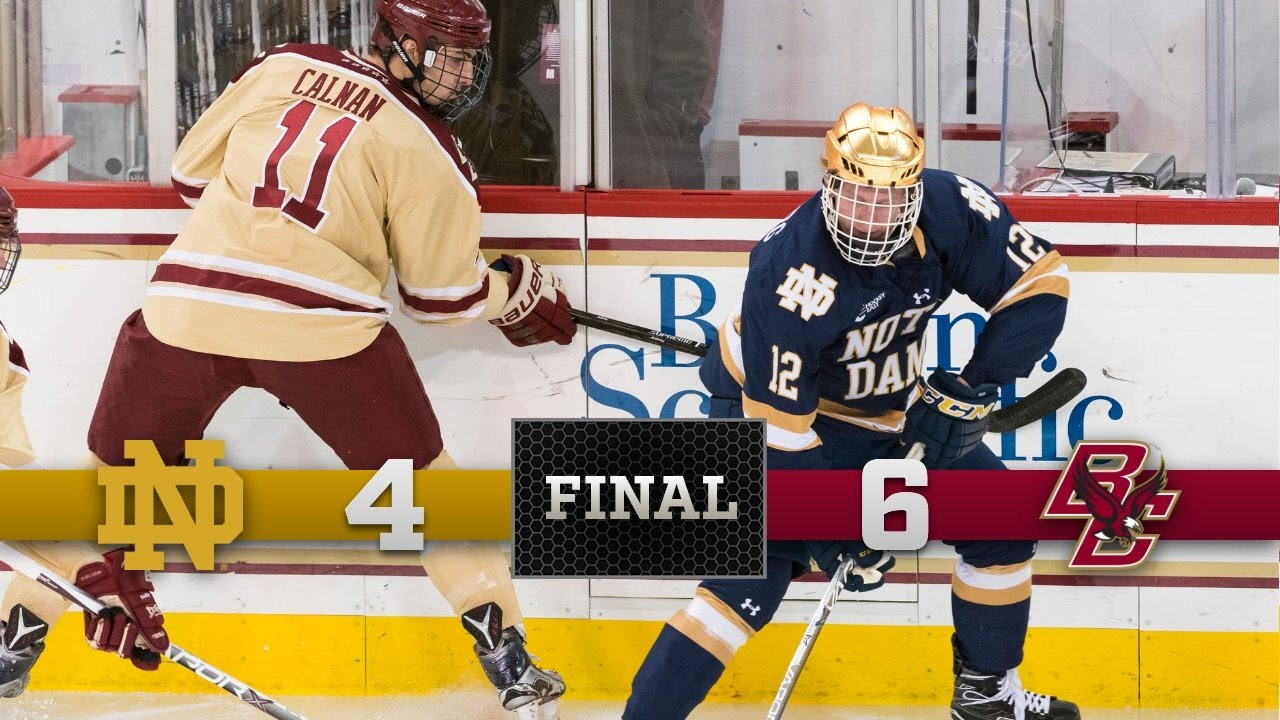 Top Moments - Notre Dame Hockey vs. Boston College
