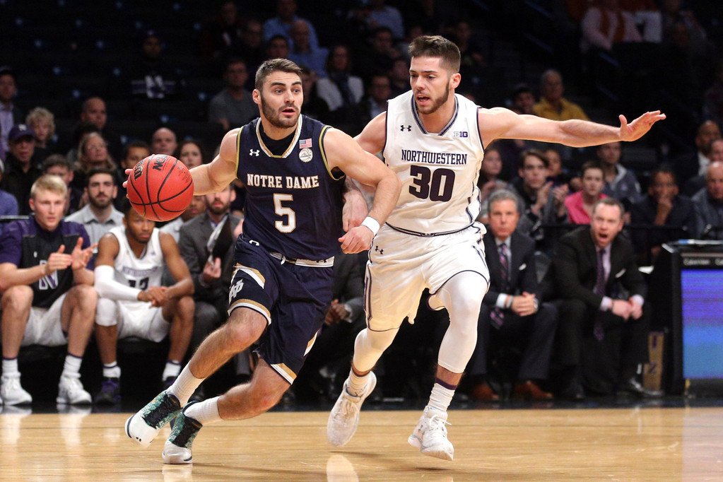 Notre Dame 70, Northwestern 66