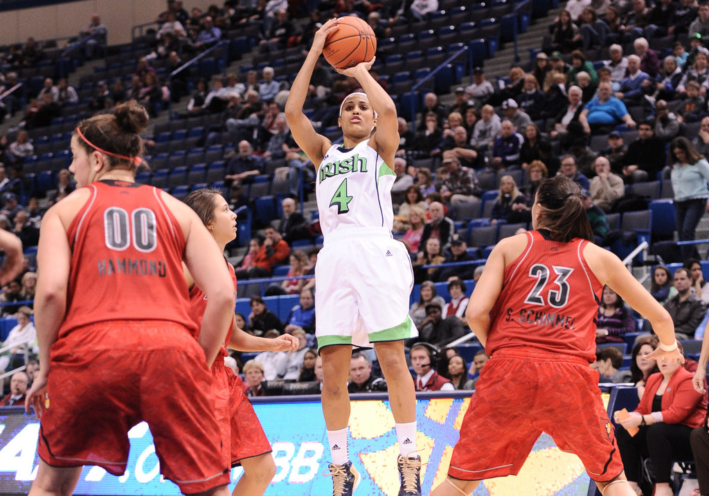#2 Irish Cruise Past #16 Louisville, 83-59 In BIG EAST Semi (AP)