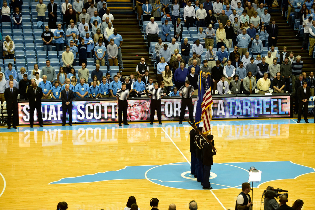 No. 13 Notre Dame ve. No. 18 UNC