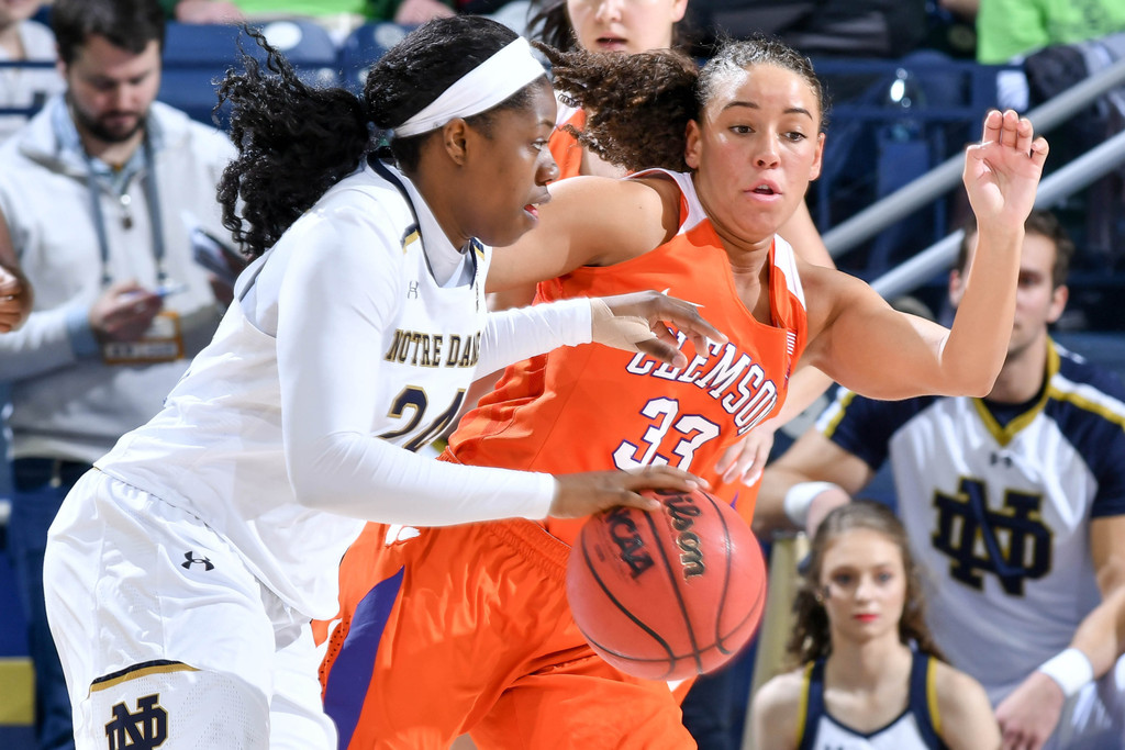 ND WBB vs. Clemson (USATSI)