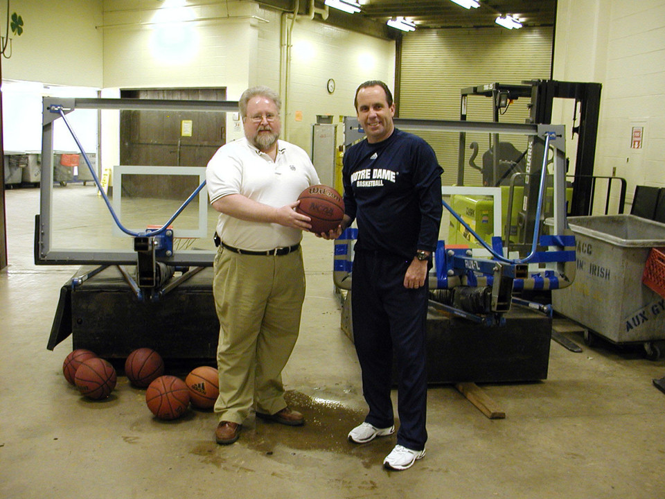 Tom Blicher and Mike Brey