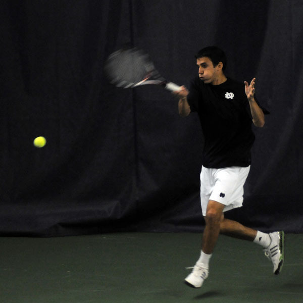 Daniel Stahl is 3-0 in singles play at the Tribe Invitational