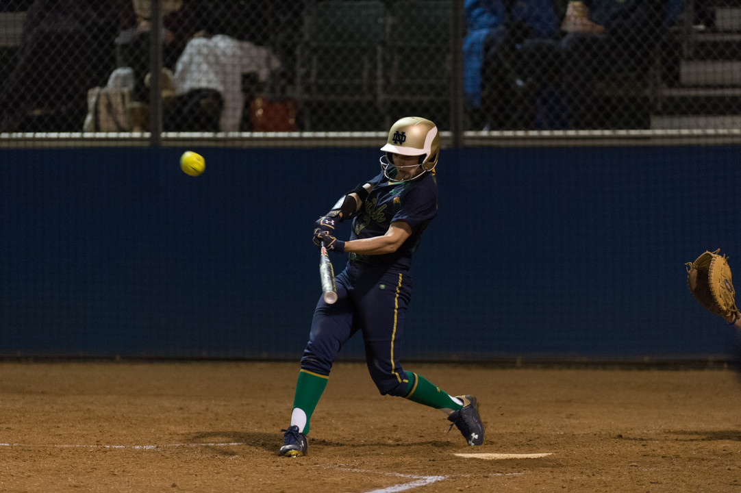 Emilee Koerner slugged a grand slam and drove in seven runs during the final home regular season start of her career against North Carolina last Sunday